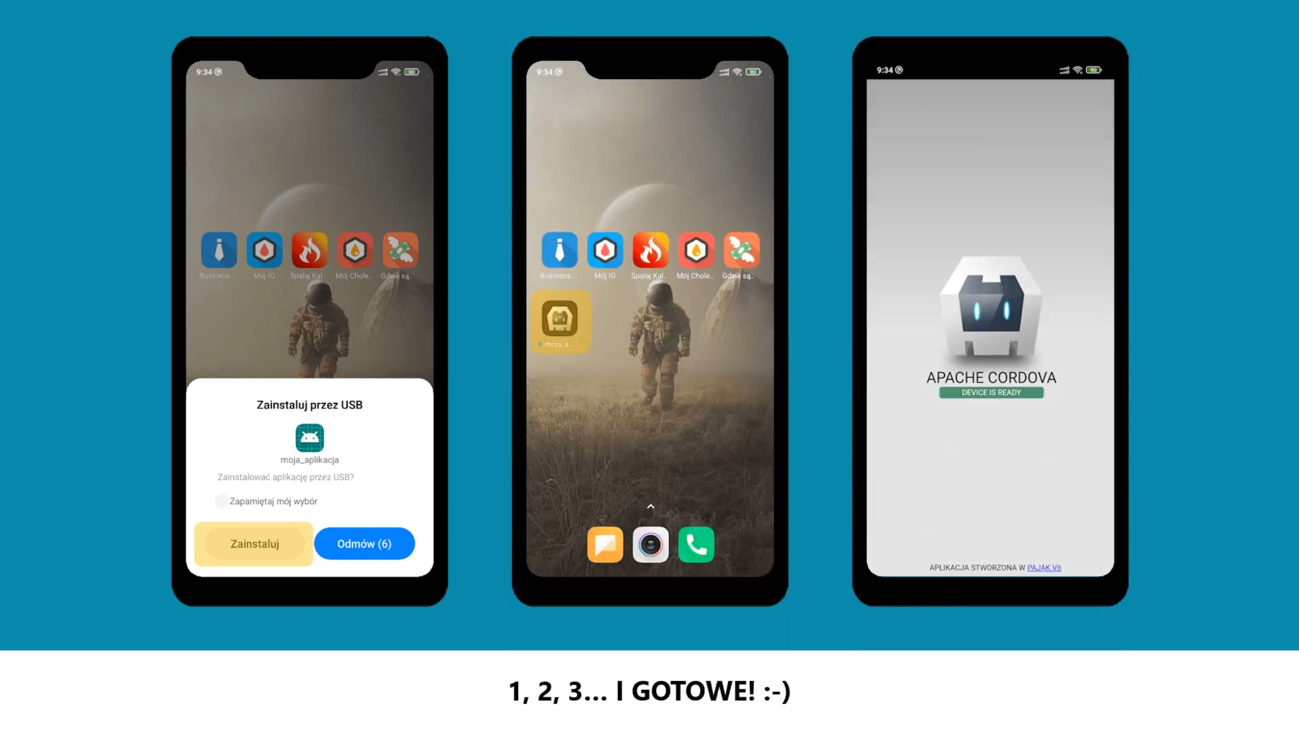 Jak stworzyć aplikację mobilną dla Android lub iOS w HTML i Javascript?
