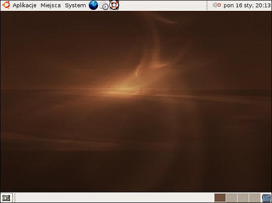 Ekran Ubuntu Linux