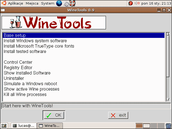 Instalacja Wine w Ubuntu Linux