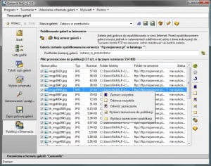 Publikowanie galerii zdjęć w Internecie