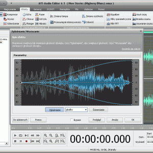 AVS Audio Editor - Zaawansowana i precyzyjna edycja dźwięków i muzyki na osi czasu