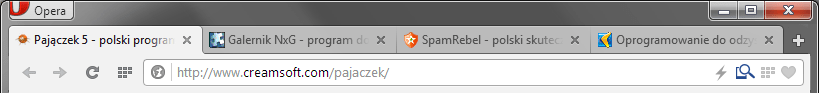 Zakładki z favicon