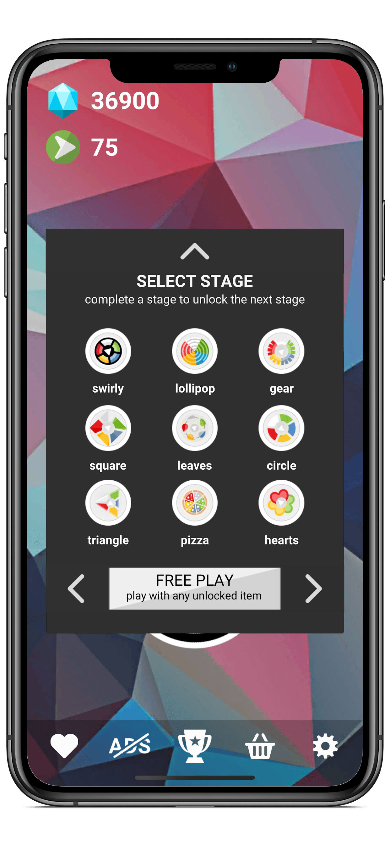 3 11 Darmowa gra SWIRLY dla Android, iOS, Windows i na urządzenia mobilne - kolory i kształty, brak przemocy