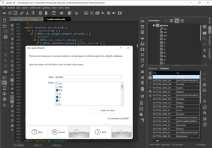 Remote management of mySQL databases